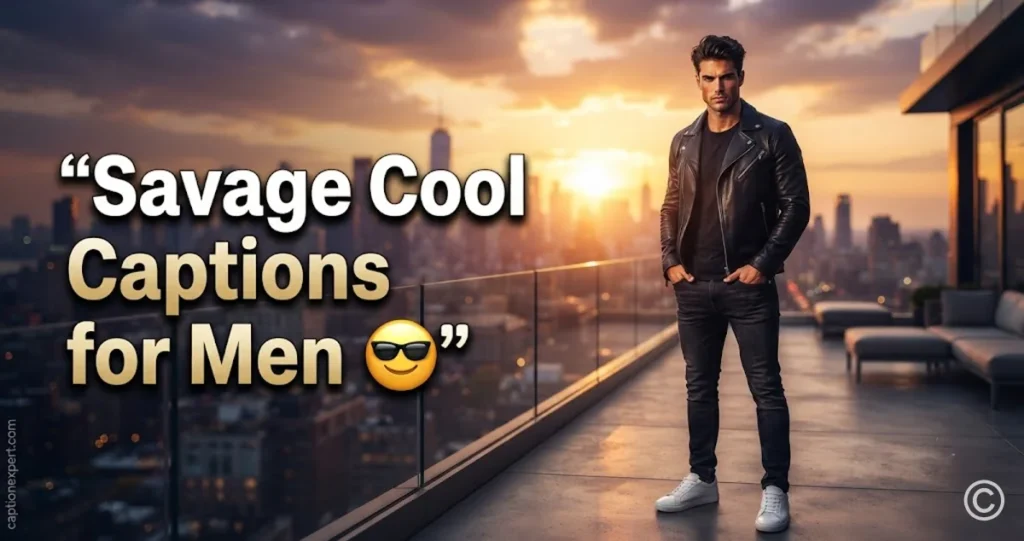 Cool Captions for Men