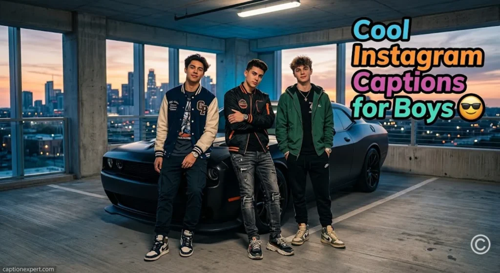 Cool Instagram Captions for Boys 