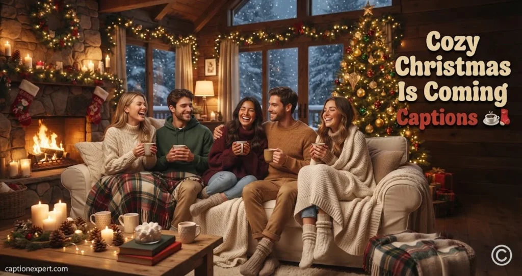 Cozy Christmas Is Coming Captions 