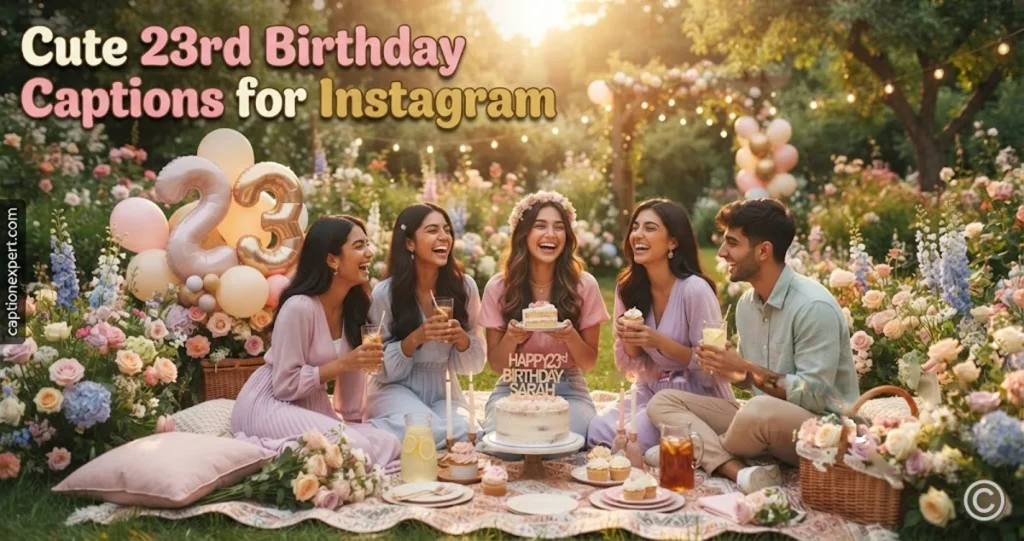Cute 23rd Birthday Captions