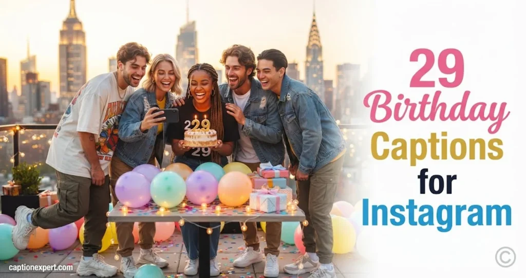 Cute 29 Birthday Captions