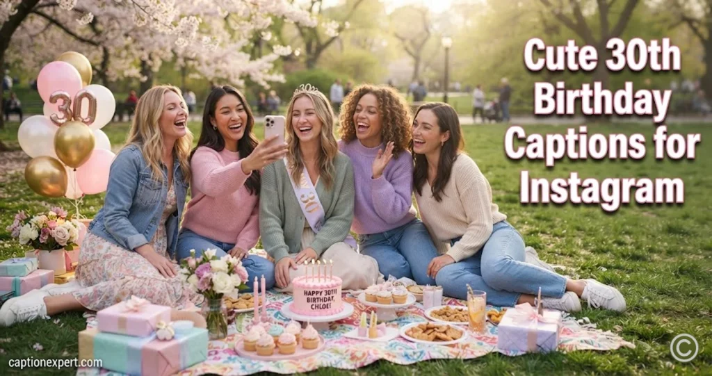 Cute 30th Birthday Captions