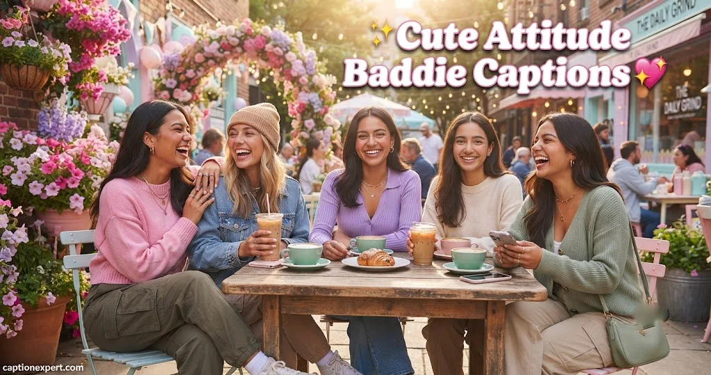 Cute Attitude Baddie Captions 