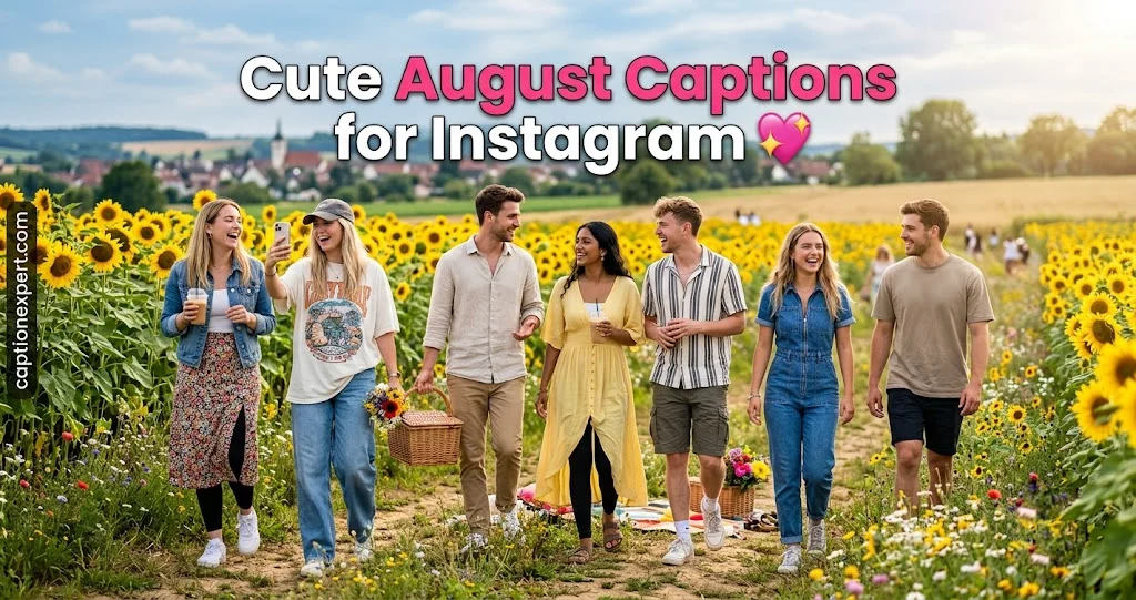 Cute August Captions for Instagram