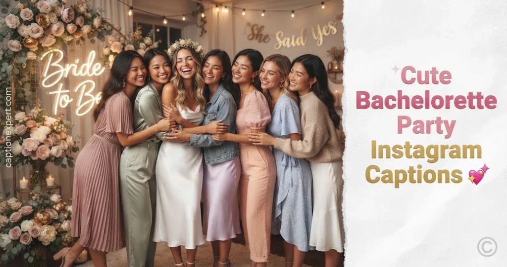 Cute Bachelorette Party Instagram Captions