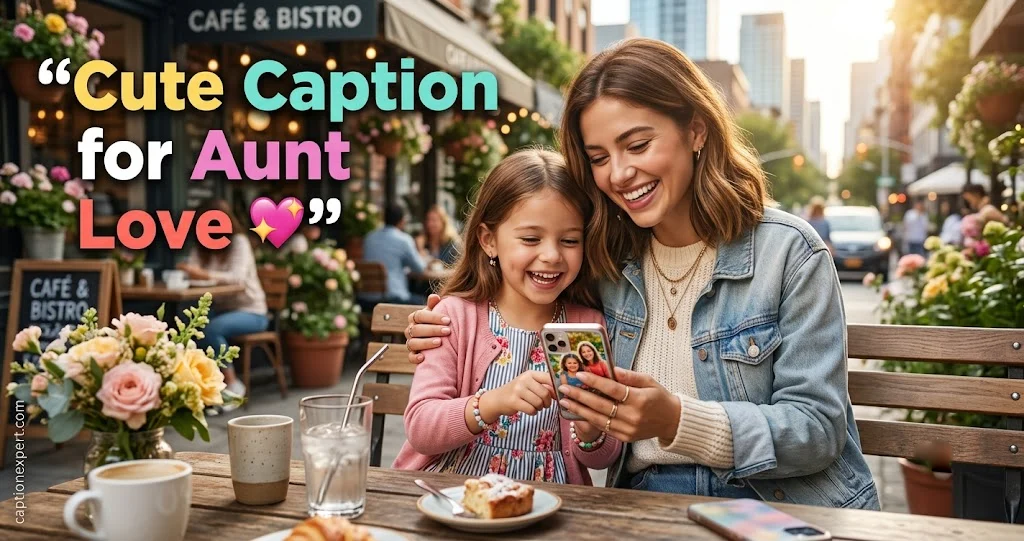 Cute Caption for Aunt Love