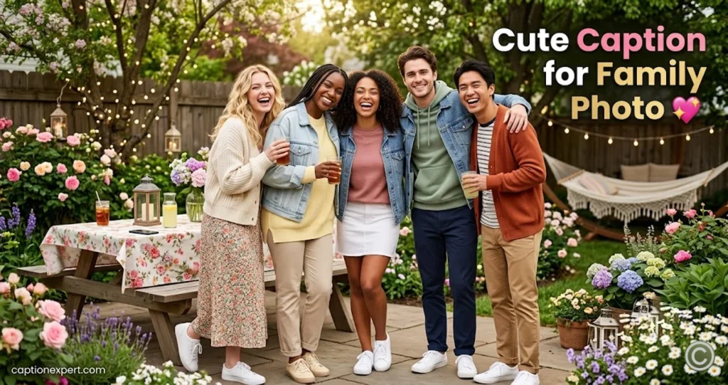 Cute Caption for Family Photo 