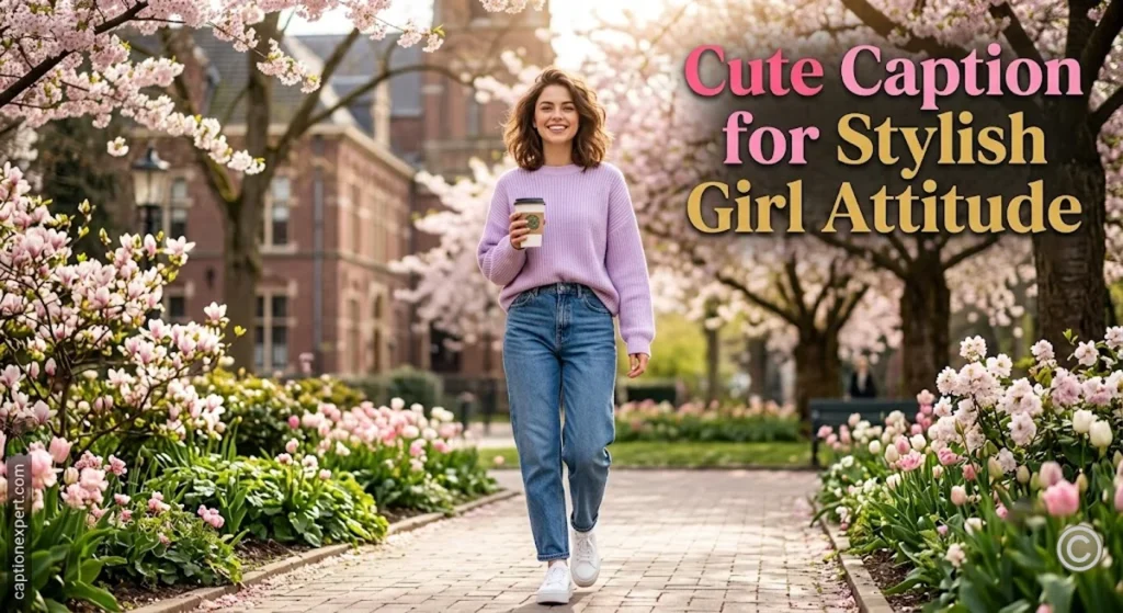 Cute Caption for Stylish Girl Attitude 