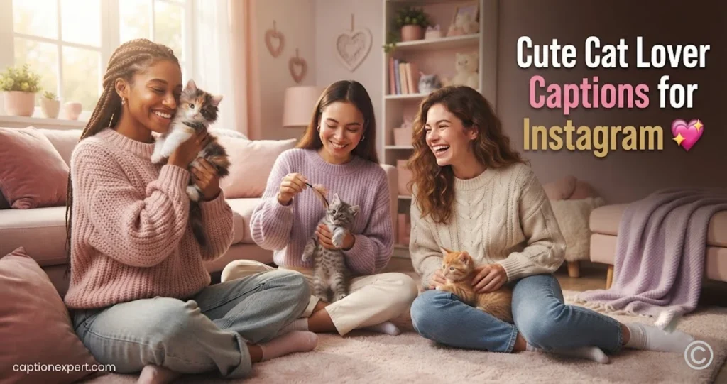 Cute Cat Lover Captions for Instagram
