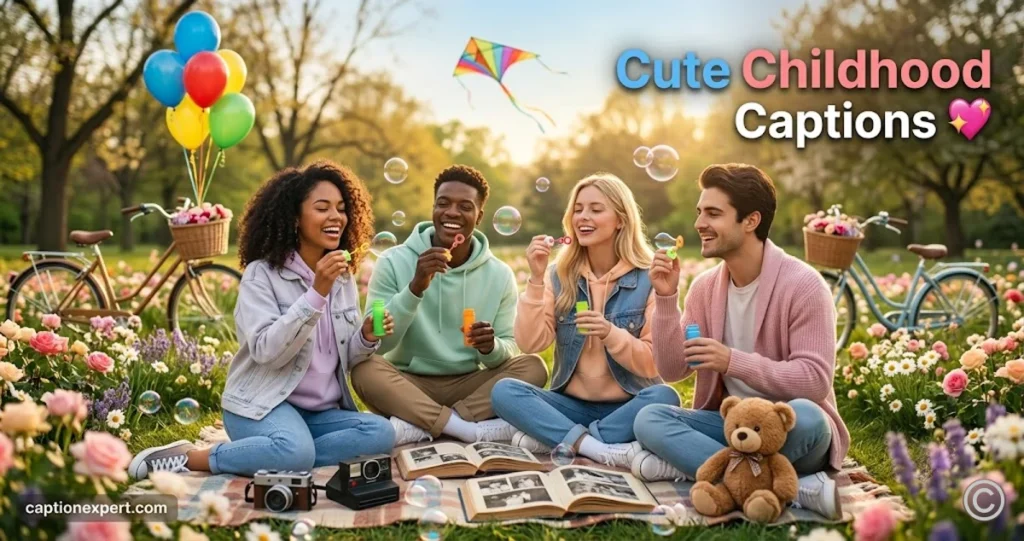  Cute Childhood Captions