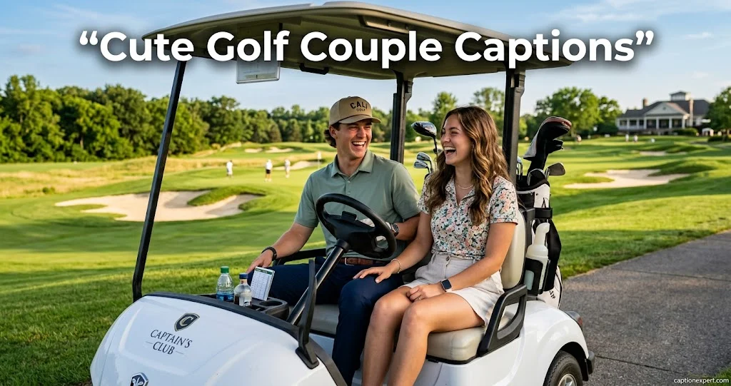 Cute Golf Couple Captions