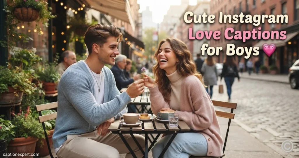 Cute Instagram Love Captions for Boys