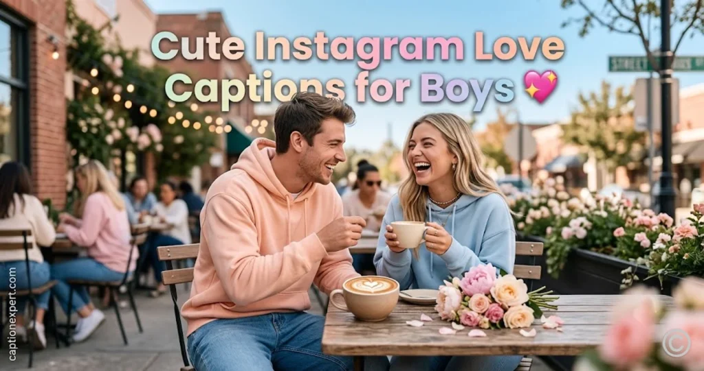 Cute Instagram Love Captions for Boys