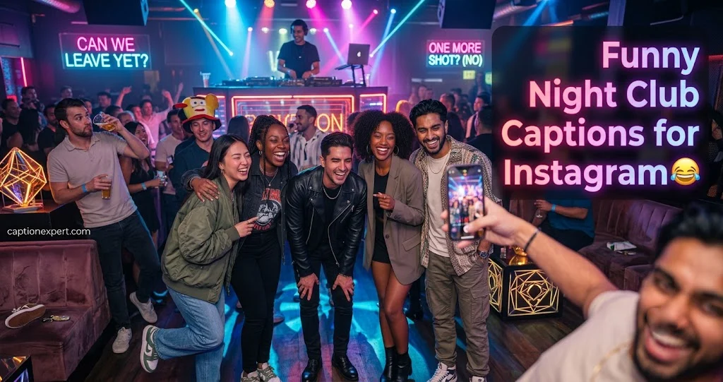  Funny Night Club Captions for Instagram