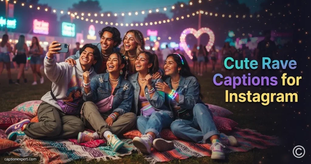 Cute Rave Captions for Instagram 