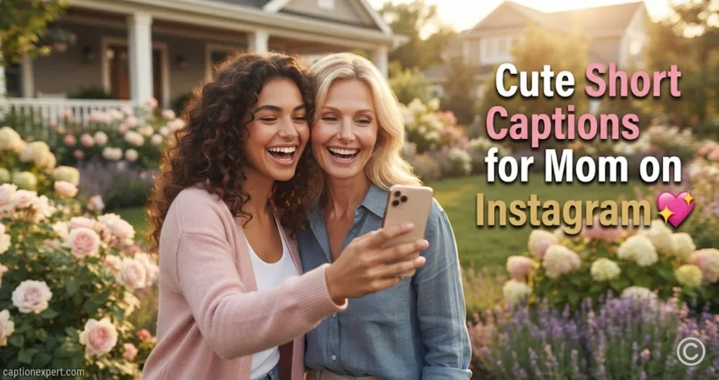 Cute Short Captions for Mom