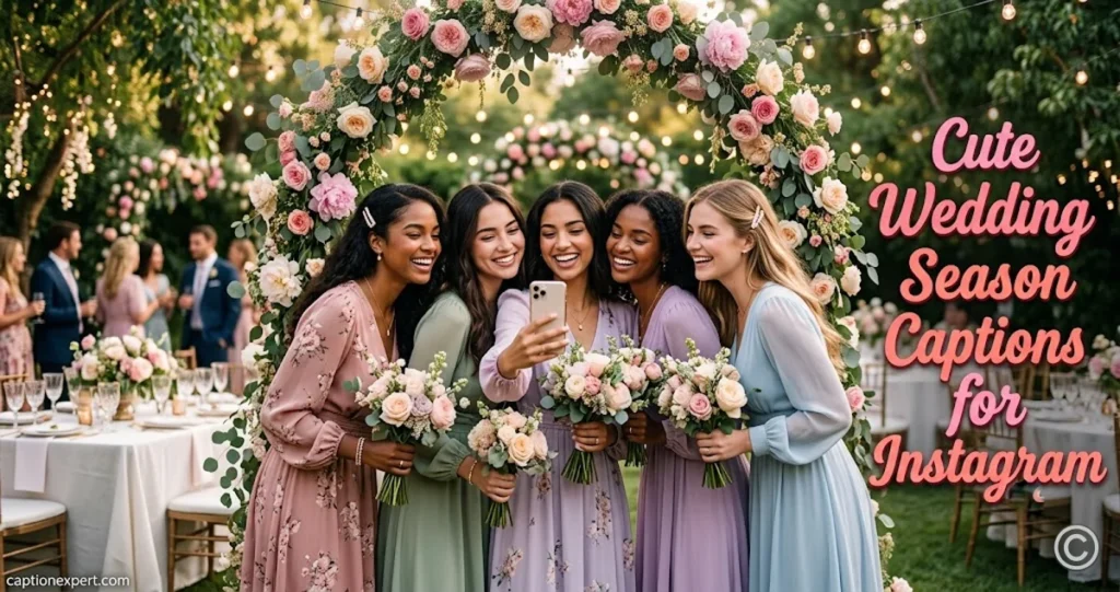 Cute Wedding Season Captions for Instagram 