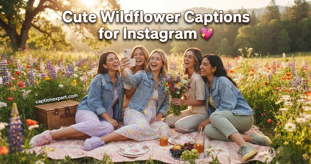 Cute Wildflower Captions
