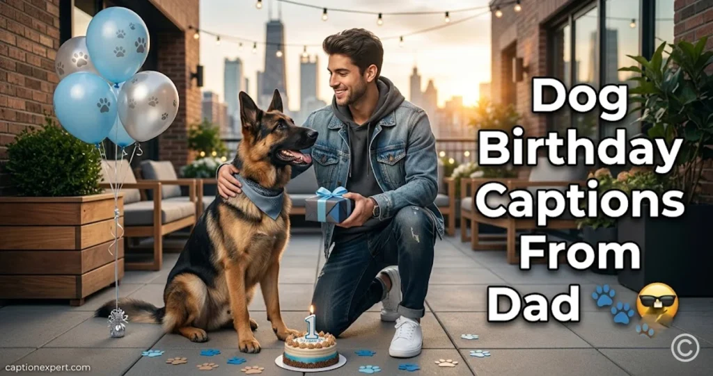 Dog Birthday Captions From Dad