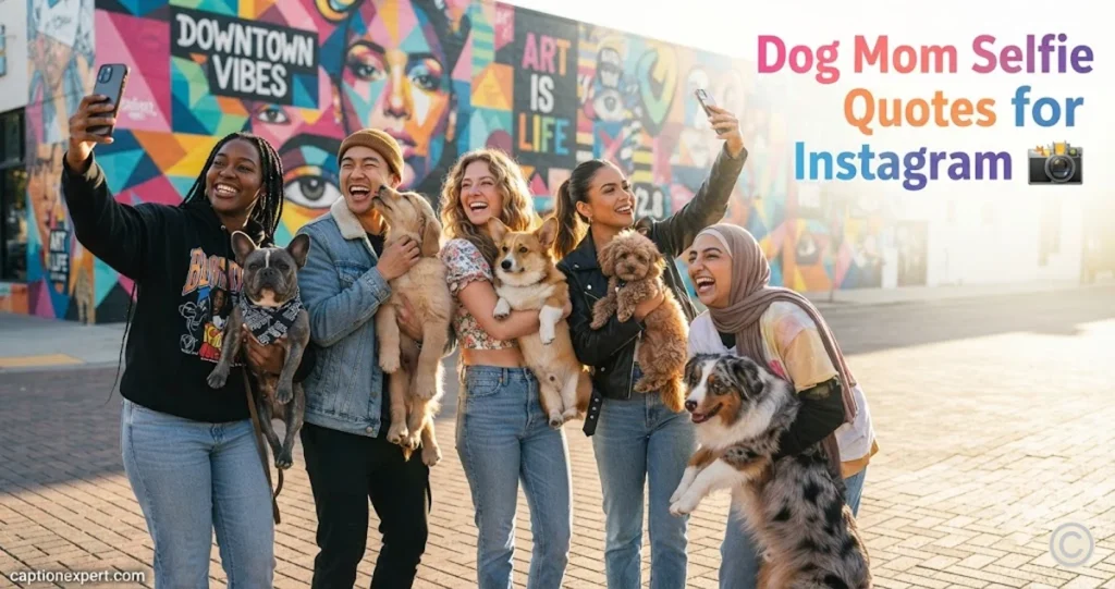 Dog Mom Selfie Quotes for Instagram 
