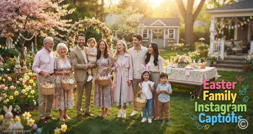 Easter Family Instagram Captions