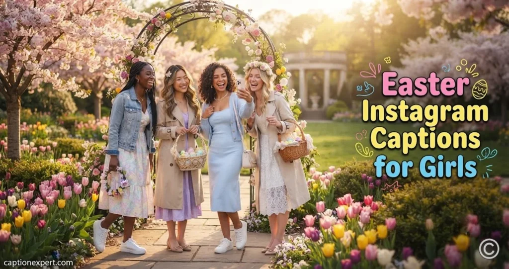 Easter Instagram Captions for Girls