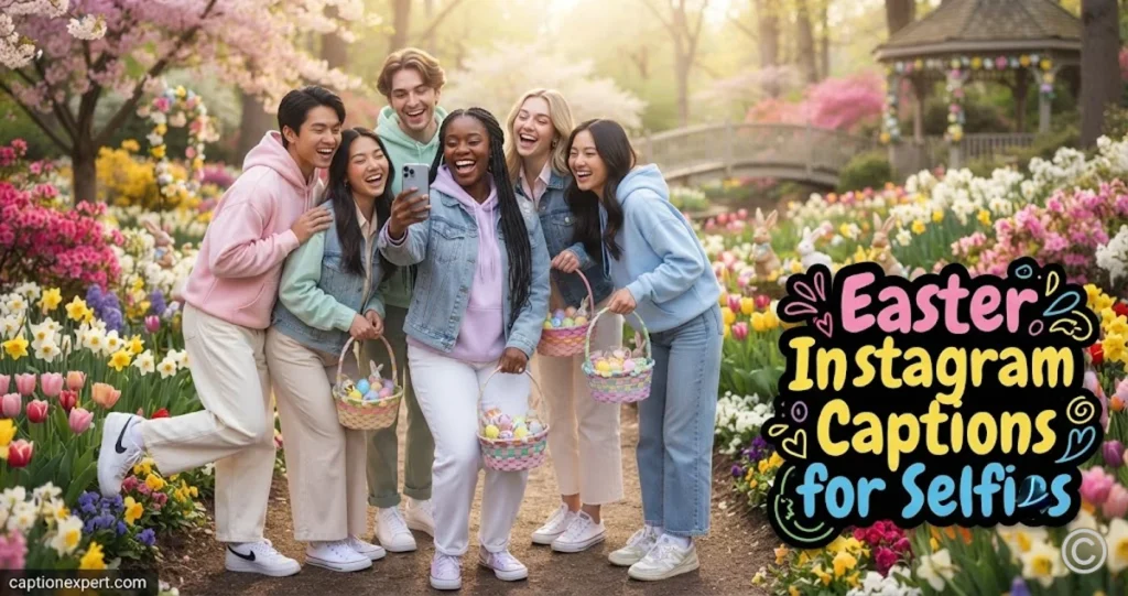 Easter Instagram Captions for Selfies