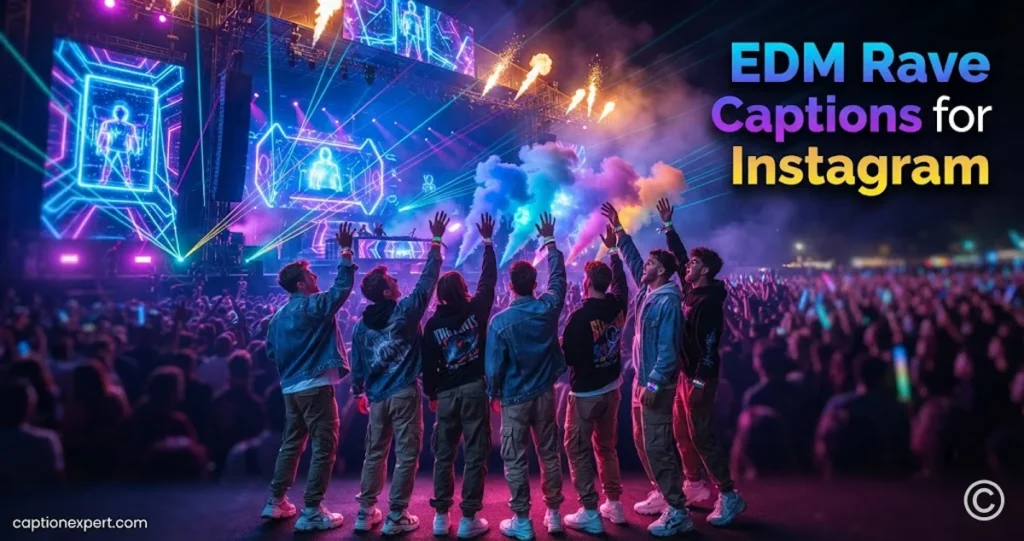 EDM Rave Captions