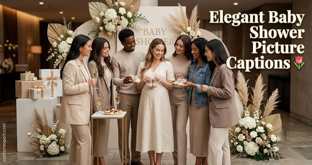  Elegant Baby Shower Picture Captions
