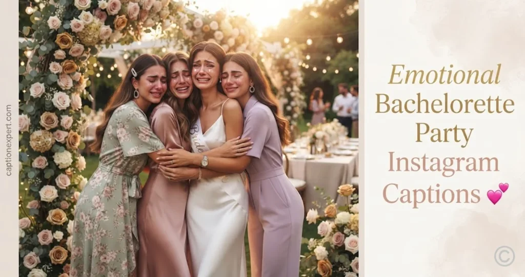 Emotional Bachelorette Party Instagram Captions 