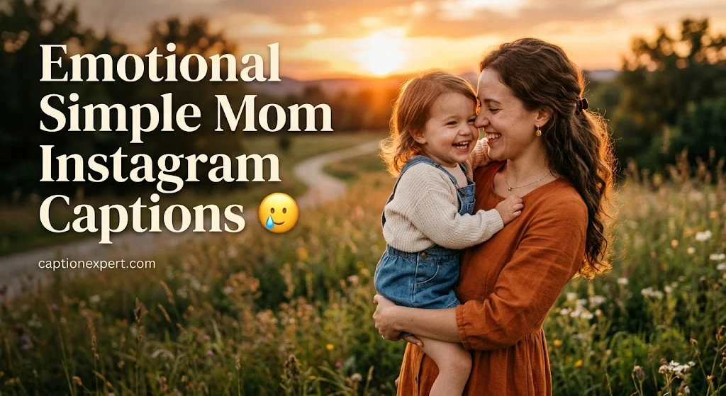 Emotional Simple Mom Instagram Captions