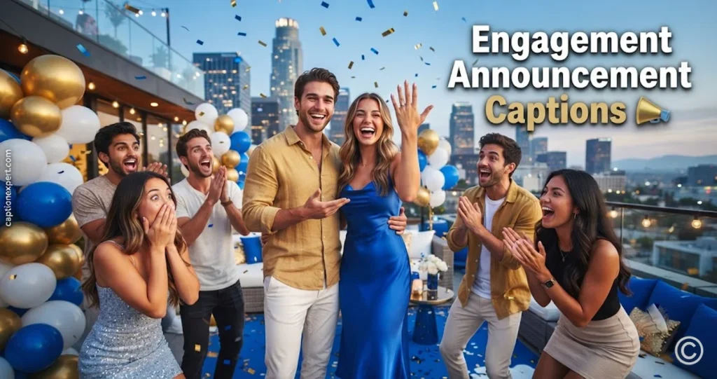 Engagement Announcement Captions