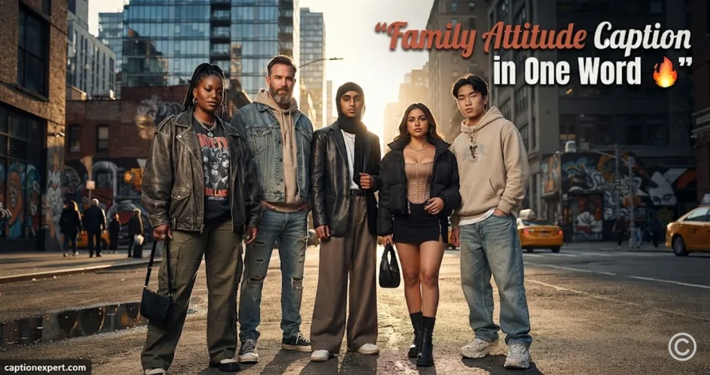 Family Attitude Caption in One Word 
