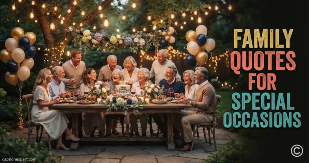 Family Quotes for Special Occasions