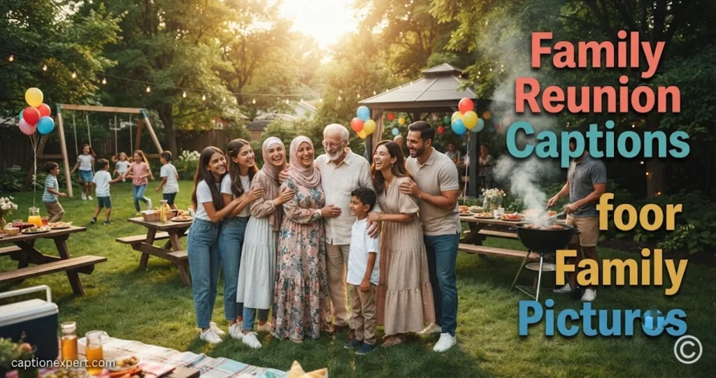 Family Reunion Captions