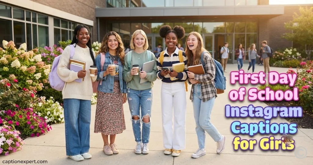 First Day of School Instagram Captions for Girls 