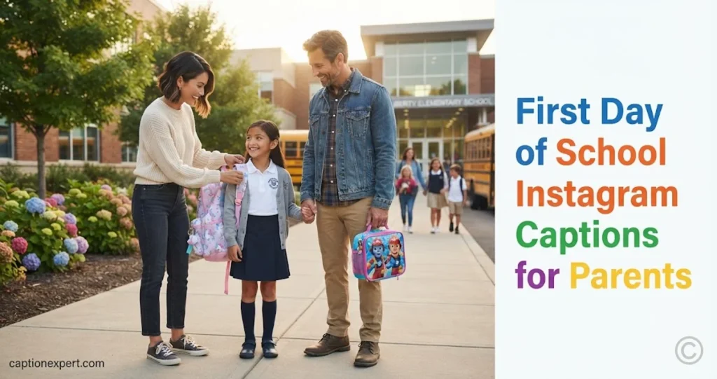 First Day of School Instagram Captions for Parents 