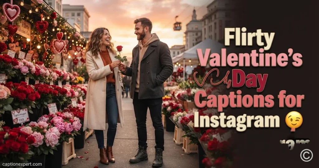 Flirty Valentine's Day Captions