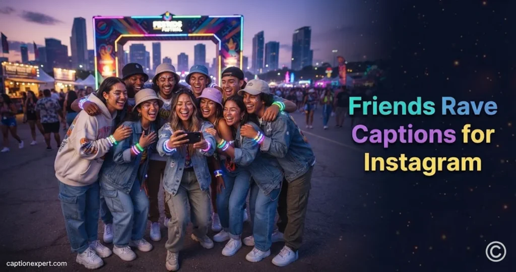 Friends Rave Captions 