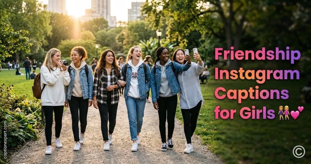 Friendship Instagram Captions for Girls