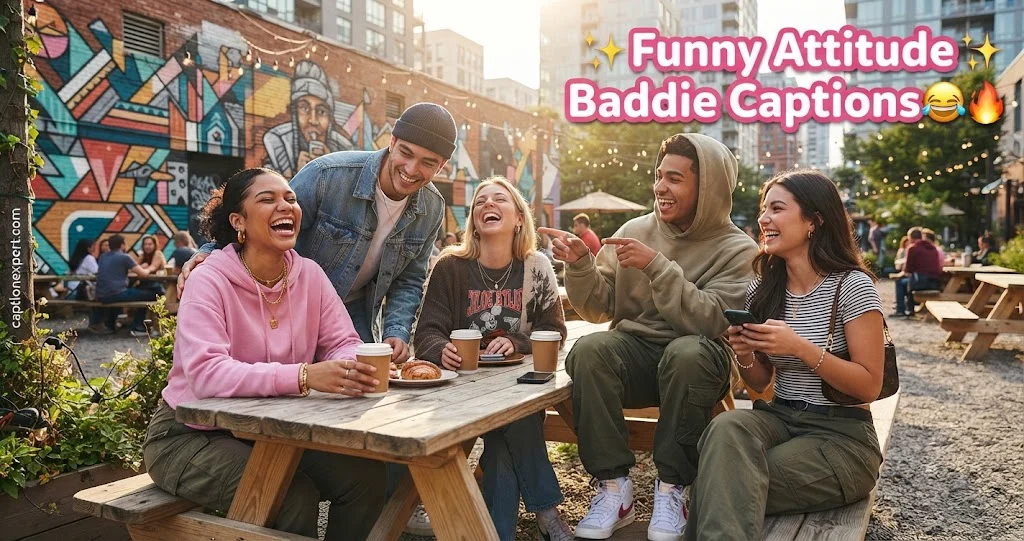 Funny Attitude Baddie Captions 