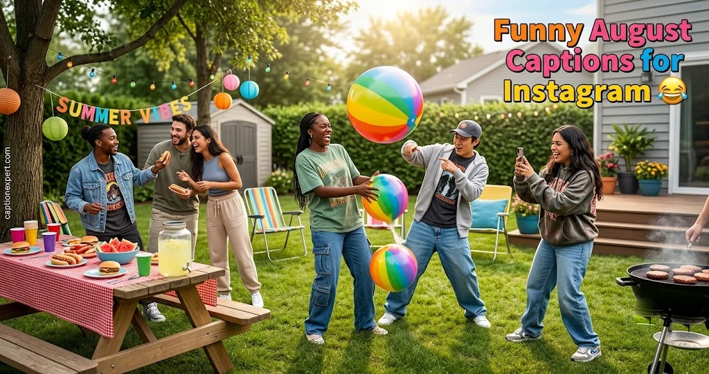 Funny August Captions for Instagram