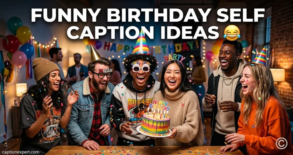 Funny Birthday Self Caption Ideas