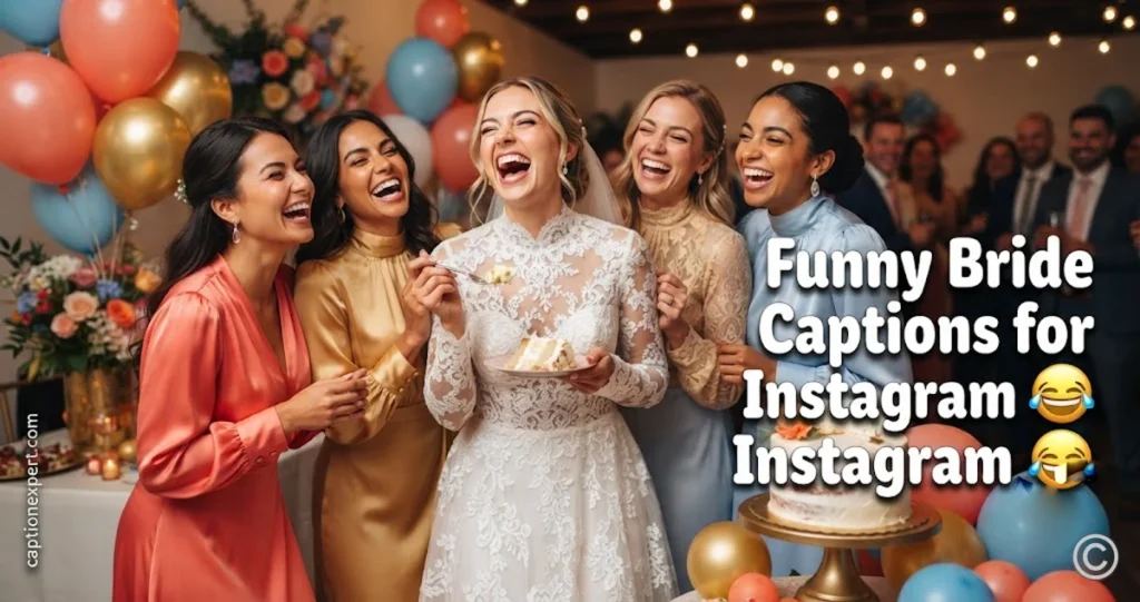Funny Bride Captions for Instagram
