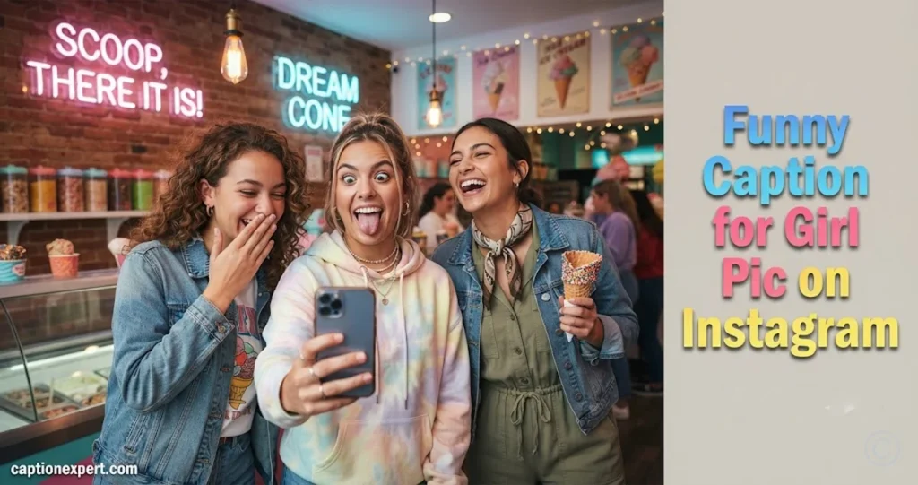 Funny Caption for Girl Pic