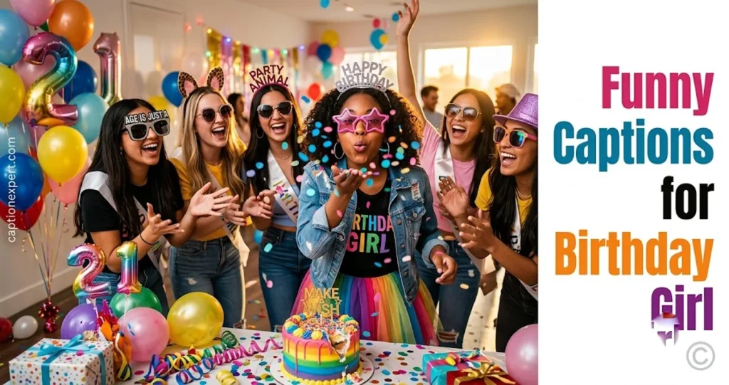 Funny Captions for Birthday Girl