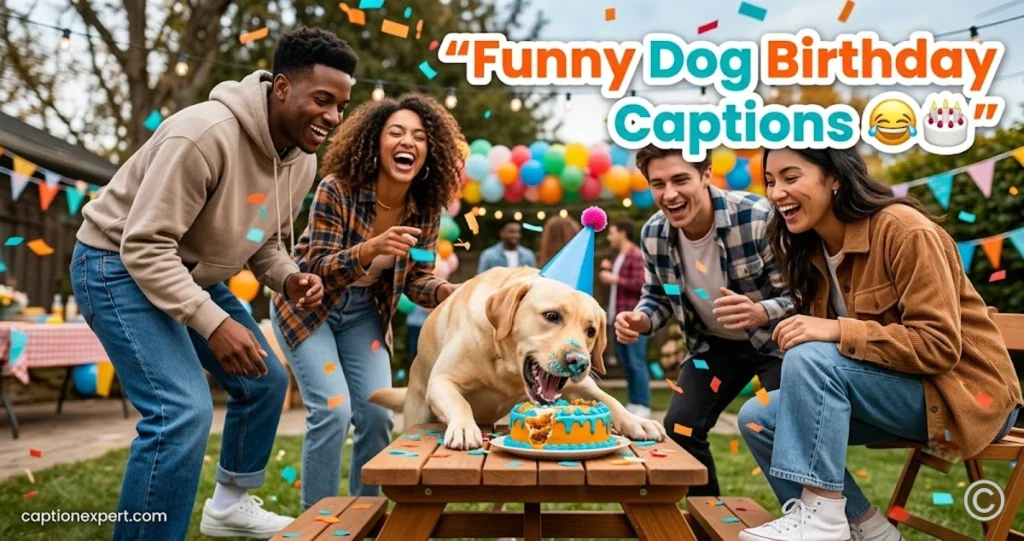 Funny Dog Birthday Captions 
