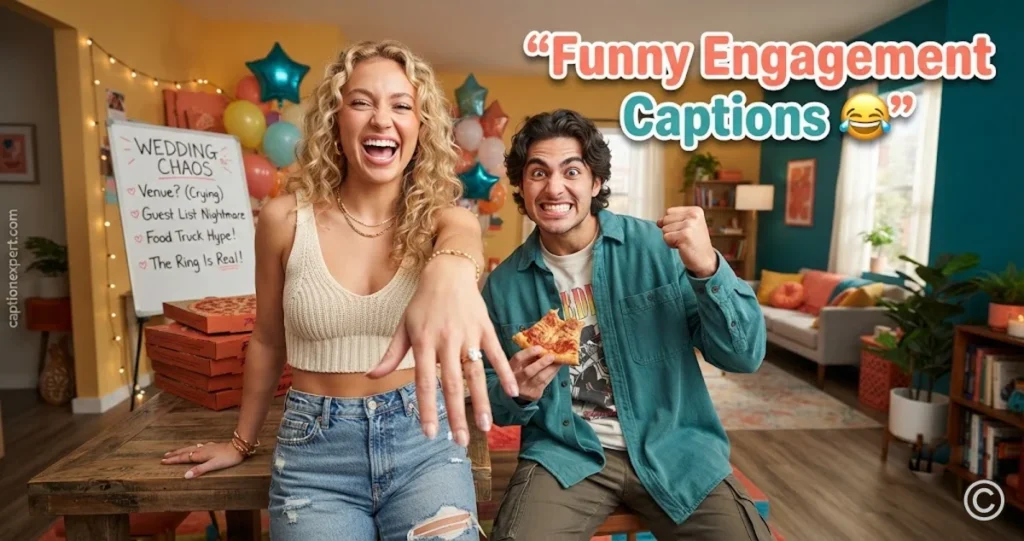 Funny Engagement Captions