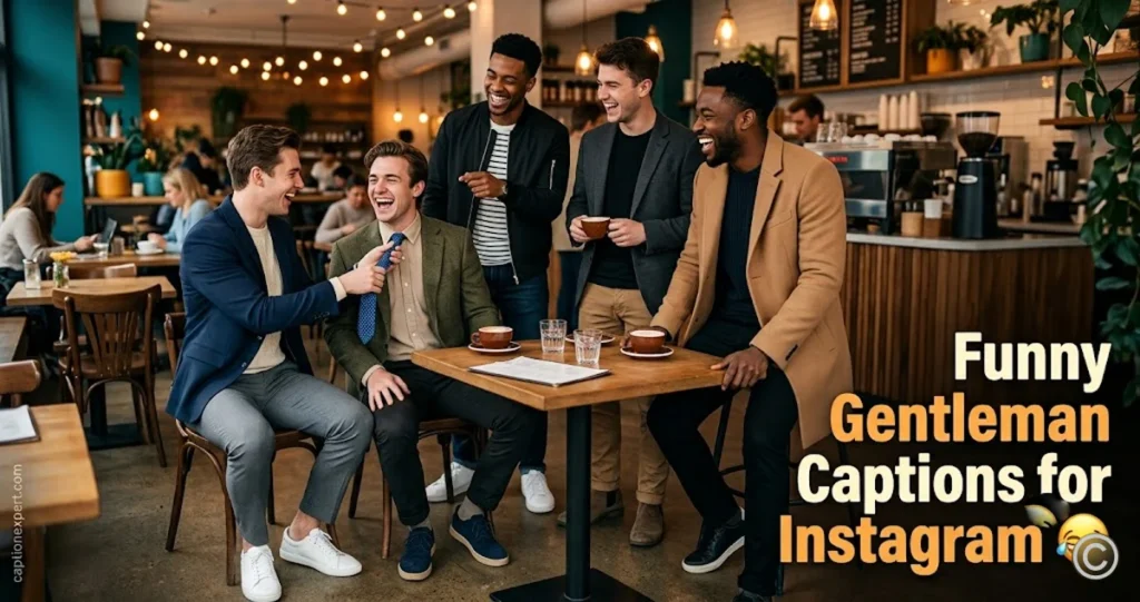 Funny Gentleman Captions for Instagram
