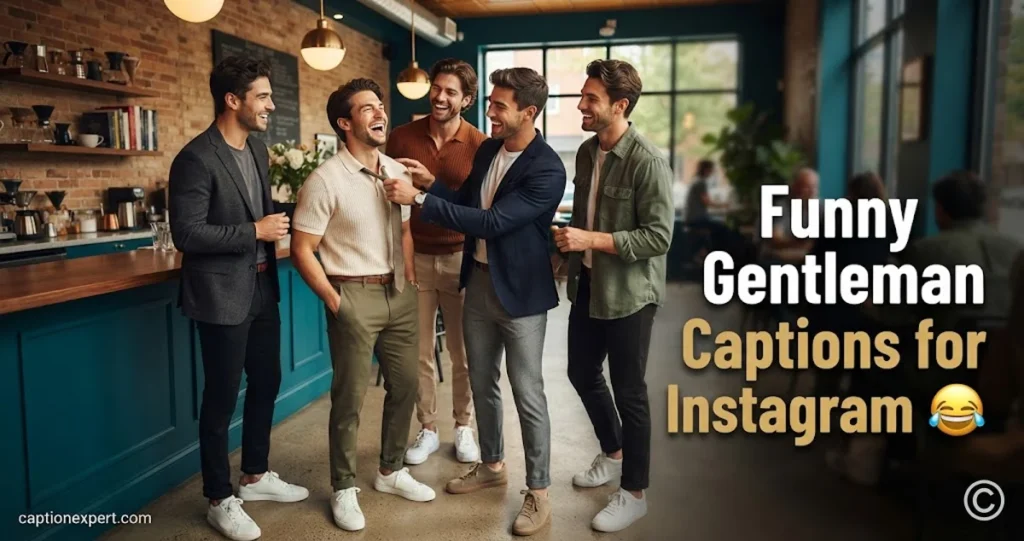 Funny Gentleman Captions for Instagram 